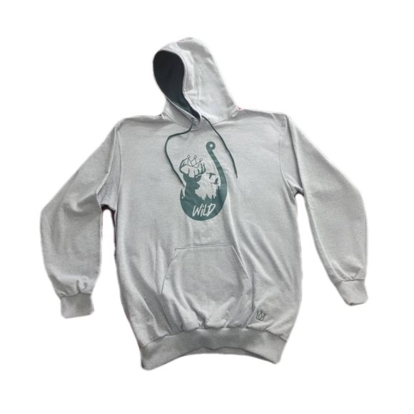 Green & Grey Giffen Wild Hoodie - Picture 1 of 3